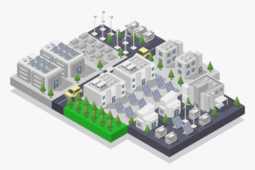Sustainable Energy Isometric