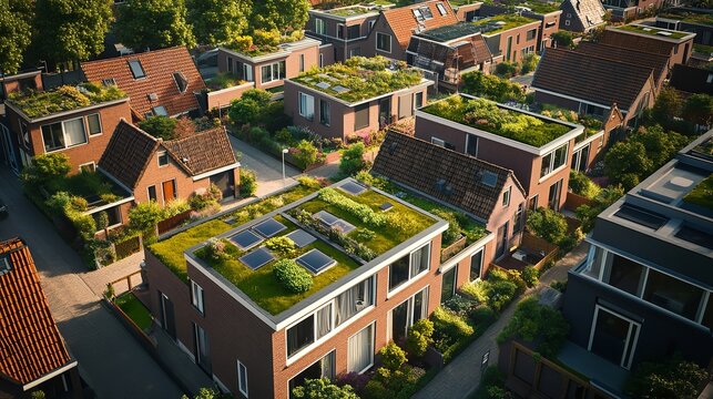 Den Helder, Netherlands, June 2022: Environmental Landscape Focused on Sustainability