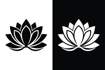 Blooming Lotus Vector Art. Beauty and Wellness Inspiration