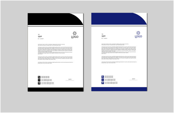 Modern Creative & Clean business style letterhead