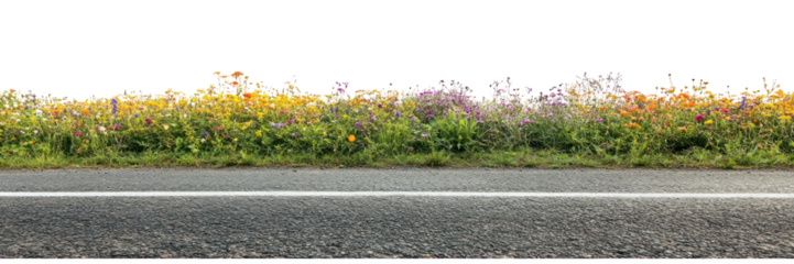 PNG Real asphalt road outdoors colorful scenery.