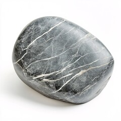 Polished Soapstone with Soft Grey and White Veining