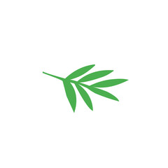 bamboo leaf vector
