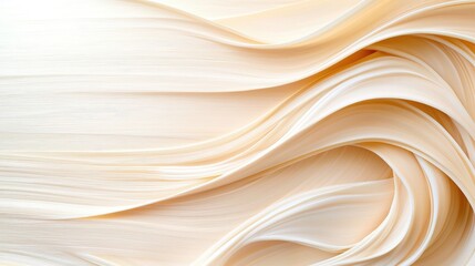 Obraz premium Creamy swirls, beige texture, food background, dessert design