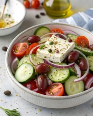 salad with feta cheese
