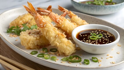 Golden Tempura Shrimp