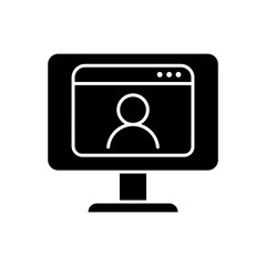 Head hunting icon vector. HR illustration sign. job search symbol. Head hunter logo.