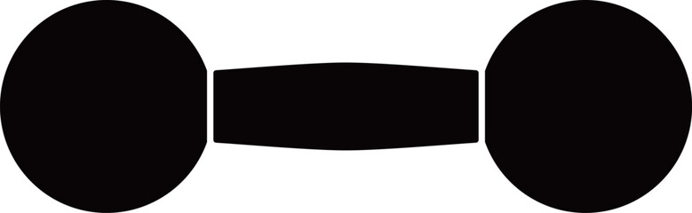 Fototapeta premium ダンベル アイコン