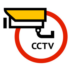CCTV sticker, video surveillance