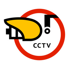CCTV sticker, video surveillance