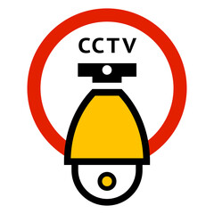 CCTV sticker, video surveillance