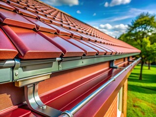 Durable Metal Roof Gutter System: Secure Drainage Solution for Peak Performance