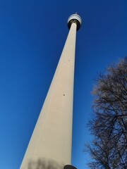 Obraz premium view from under the television tower of Stuttgart, Germany