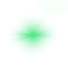 abstract green rays background, transparency png
