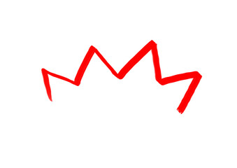 おしゃれ　シンプル　手書き風　素材　ギザギザ