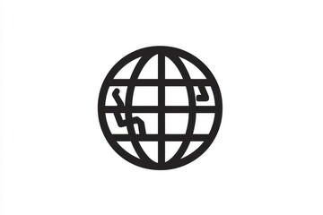 Global connectivity symbol representing technology and communication in a modern digital landscape. Generative AI