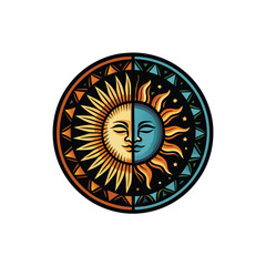 Create a minimalist vector logo symbolizing the dual nature of AZT, representing both its medicinal and controversial aspects.
