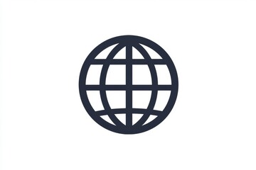 Graphic representation of a globe icon symbolizing global connectivity and information sharing across networks. Generative AI