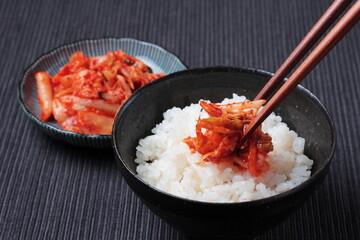 キムチご飯