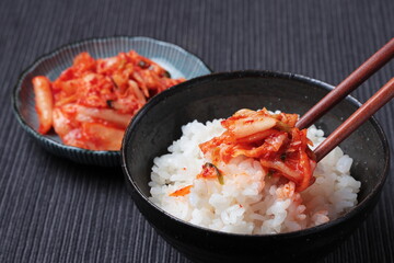 キムチご飯