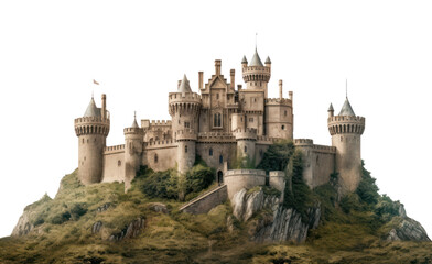 Fototapeta premium PNG Castle architecture building land.
