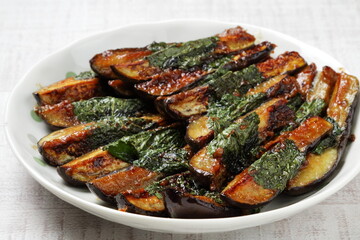 ナスの味噌焼き