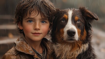 Heartfelt scenes of rescued animals discovering their new, loving homes, advocating for adoption and animal welfare