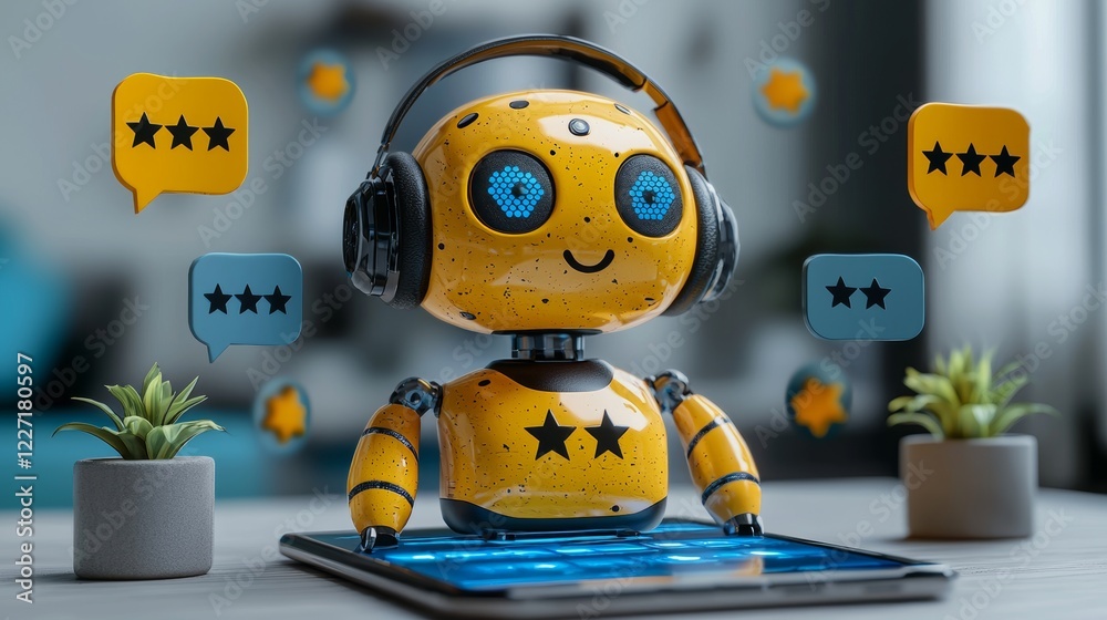 Poster judge ai services. solicit ai feedback. provide ai ratings. execute an online survey. examine robot 