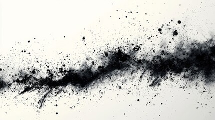 Obraz premium Grainy stipple vignette on a transparent backdrop