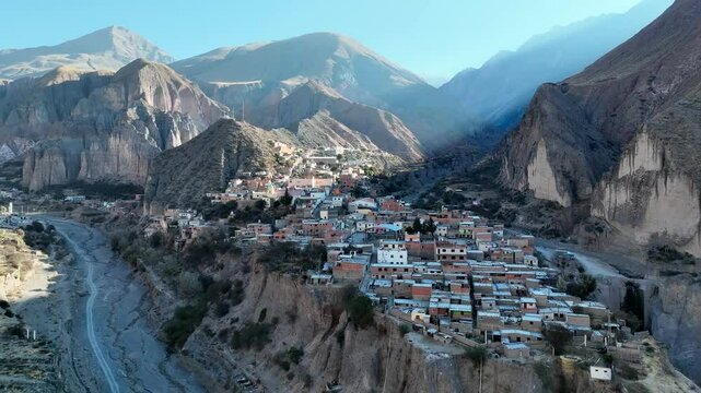 Vuelo de drone en Iruya, Salta, Argentina