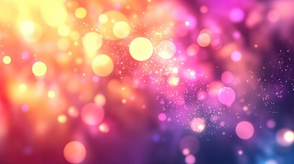 shiny background light and bokeh bokeh. Selective focus.