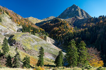 Landscape at the area of the Agrafa Mountains in Central Greece