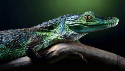 Obraz premium Reptiles como serpientes, cocodrilos y lagartos