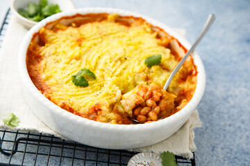 Shepperd's pie with white beans