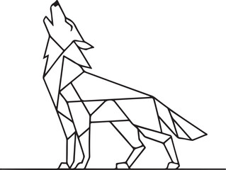 A minimalist geometric representation of a howling