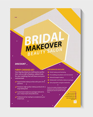 Bridal Makeover Salon Flayer  Design 