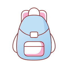 Cute Backpack Illustration