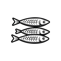 Design a minimalist fish logo.  Simple, elegant, and memorable, suitable for a seafood restaurant or aquatic business.
