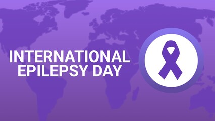 International Epilepsy Day web banner design illustration 