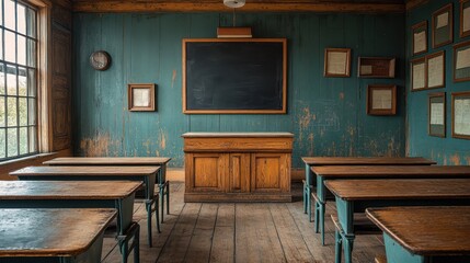 Vintage Classroom: A Timeless Educational Space