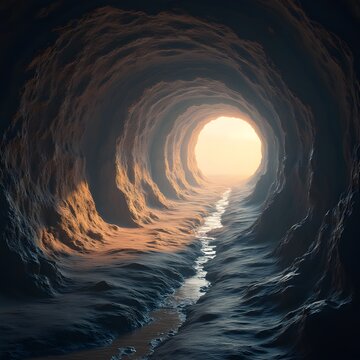 a wormhole leading to a paradoxical world where the laws of physics no longer apply