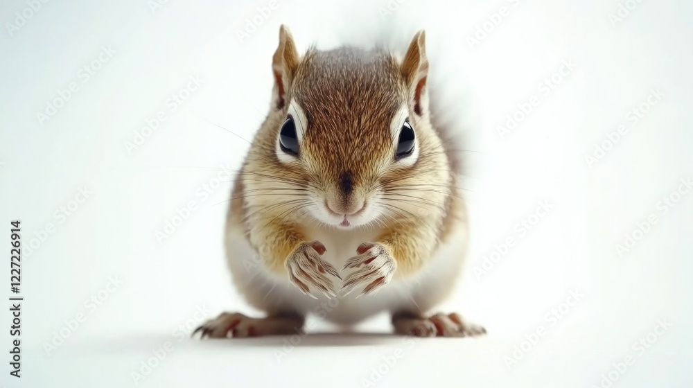 Canvas Prints Small Squirrel Standing Up