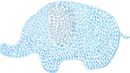 ゾウの水玉0