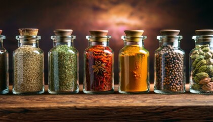 Celebrate culinary creativity with spice designs.  