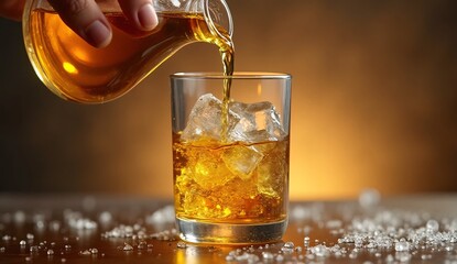 whiskey on the rocks