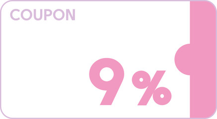 할인쿠폰 %