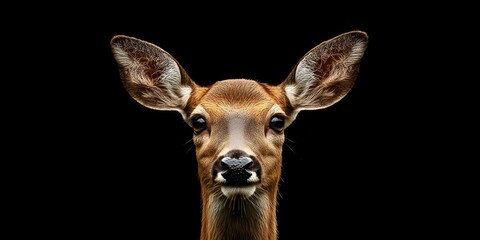 Deer Face Close Up