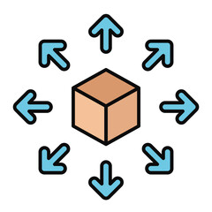 distribution illustration