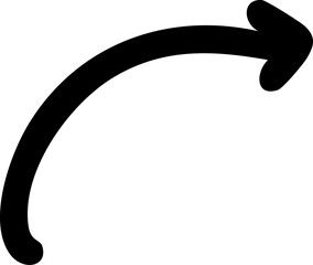 Arrow hand drawn marker brush vector shapes