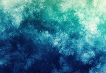 Fototapeta premium Abstract Textured Background with Blue and Green Hues Creating a Dreamy Atmospheric Effect